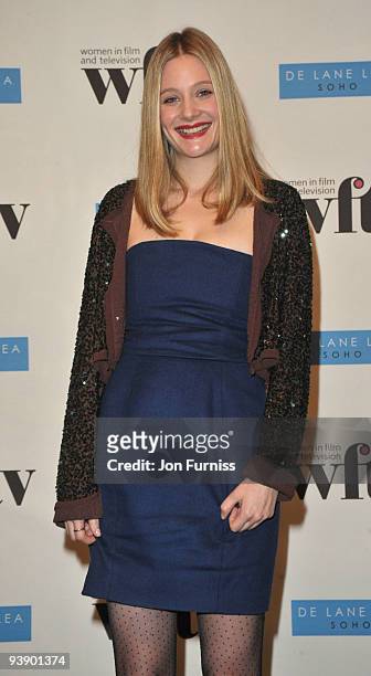 Romola Garai attends the Women In Film And TV Awards at London Hilton on December 4, 2009 in London, England.