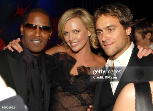 Jamie Foxx, Charlize Theron and Stuart Townsend