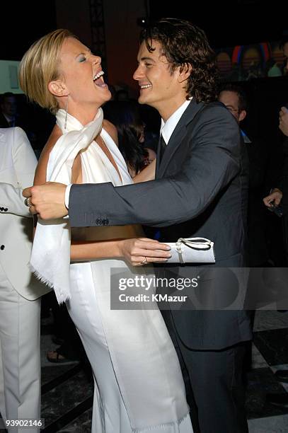 Charlize Theron and Orlando Bloom