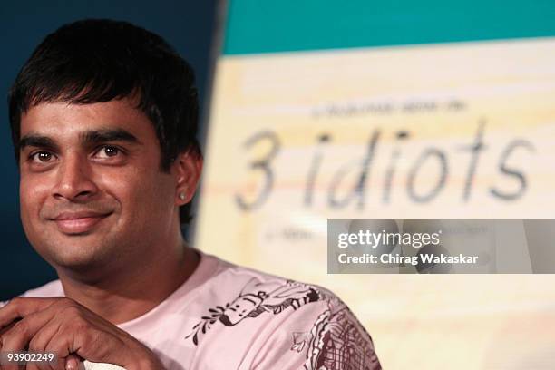 Indian actor R. Madhavan attends the launch of Pantaloons '3 Idiots' T-shirt Collection held at Phoenix Mall on December 4, 2009 in Mumbai, India.