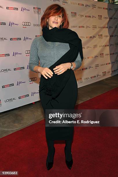 Co-Chairman of Sony Pictures Entertainment Amy Pascal attends the Hollywood Reporter's Annual Women in Entertainment Breakfast held at the Beverly...