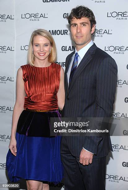 Google's Vice President of Search Product and User Experience Marissa Mayer attends the The 2009 Women of the Year hosted by Glamour Magazine at...