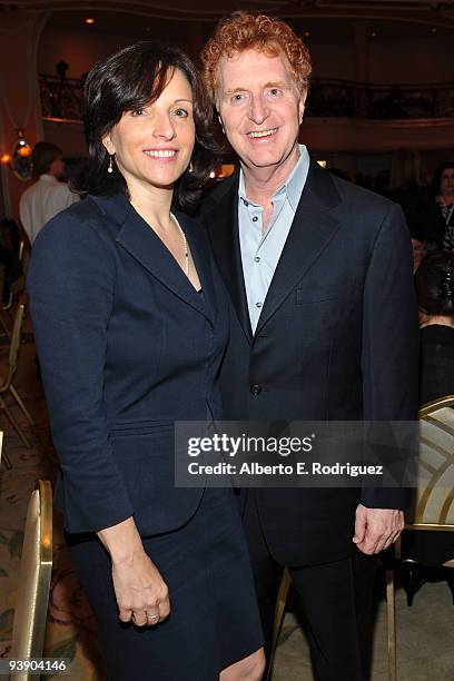 President of Dick Clark Productions Orly Adelson and celebrity agent Bob Gersh attend the Hollywood Reporter's Annual Women in Entertainment...