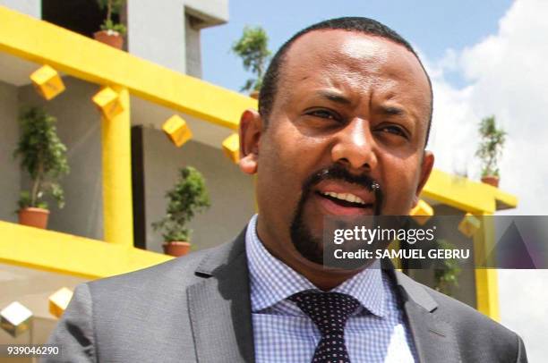 Picture taken on September 26 shows Abiy Ahmed, Chairman of Oromo Peoples' Democratic Organization . - Ethiopia's ruling coalition on March 27...