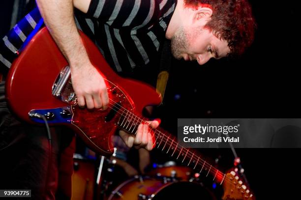 Peter Silberman performs on stage at Sala Apolo on December 2, 2009 in Barcelona, Spain.