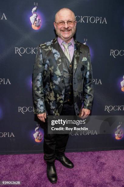 Henry Aronson attends the Broadway opening night performance after party of "Rocktopia" at The Hard Rock Cafe on March 27, 2018 in New York City.