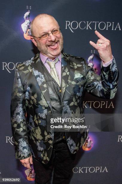 Henry Aronson attends the Broadway opening night performance after party of "Rocktopia" at The Hard Rock Cafe on March 27, 2018 in New York City.
