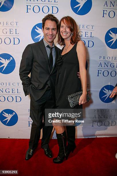 Actor Eric McCormack and wife arrive at the 17th Annual Devine Design To Benefit Project Angel Food at The Beverly Hilton Hotel on December 3, 2009...