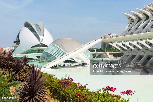 city of arts and sciences in valencia - valencia stock pictures, royalty-free photos & images