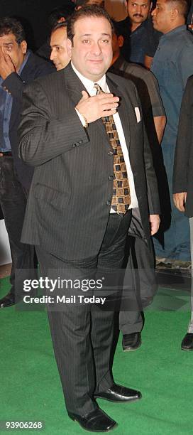 Actor Rajiv Kapoor at the premiere of the film �Paa� in Mumbai on Thursday, December 3, 2009.
