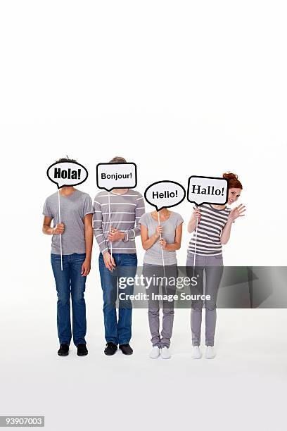 Language Identifier Hello. Sign Welcome Sign Different Languages Photos and Premium High Res Pictures ...