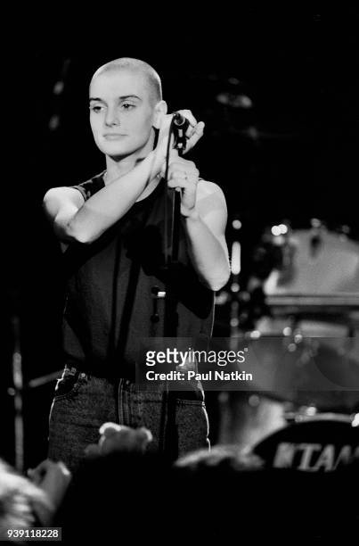 Sinead O'Connor performs onstage at the Metro in Chicago, Illinois, April 11, 1988.