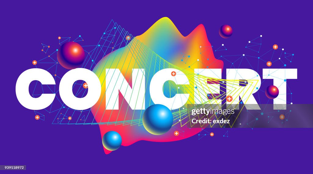 In Concert Lettering Music Concert Text Design High-Res Vector Graphic - Getty Images