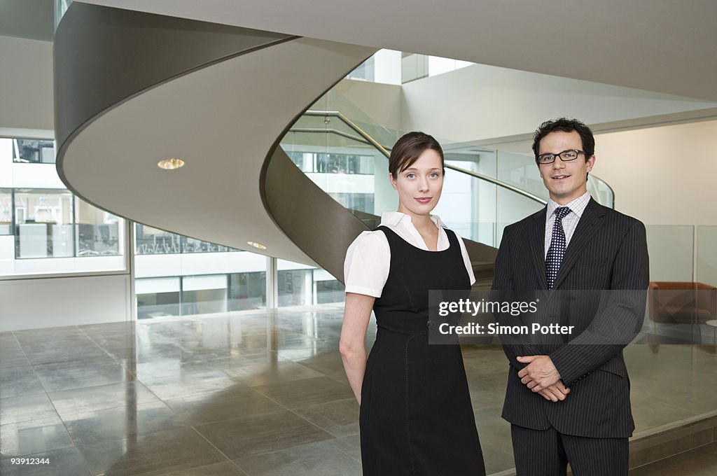 Portrait of a business couple