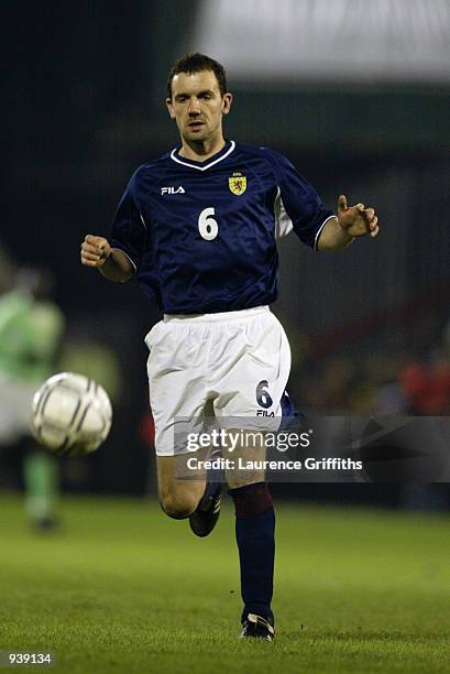 Christian Dailly of Scotland in action during the International Friendly match between Scotland and Nigeria played at the Pittodrie Stadium, in...