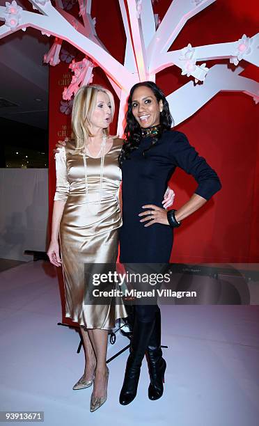 Barbara Becker and Frauke Ludowig attend the 'Barbara Day' on December 4, 2009 in Munich, Germany.