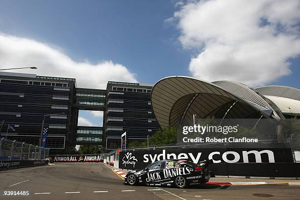 Rick Kelly drives the Kelly Racing Holden during qualifying for race 25 of the Sydney 500 Grand Finale, which is round 14 of the V8 Supercar...