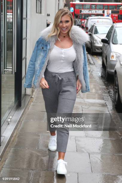 Billie Faiers arriving at BUILD Series LDN at AOL on March 28, 2018 in London, England.