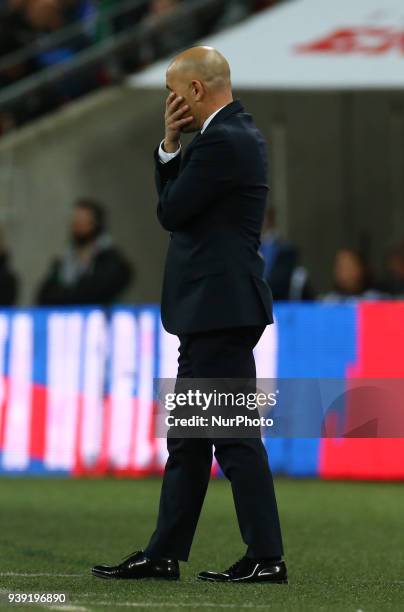 Luigi Di Biagio Head Coach of Italy during International Friendly match between England against Italy at Wembley stadium, London, England on 27 March...