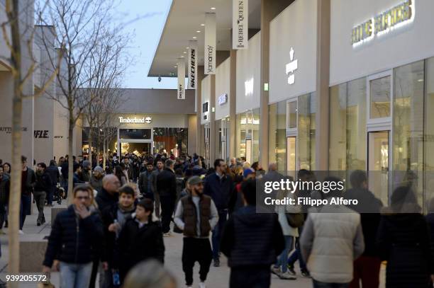 First Turin Outlet Village Anniversary on March 24, 2018 in Turin, Italy.