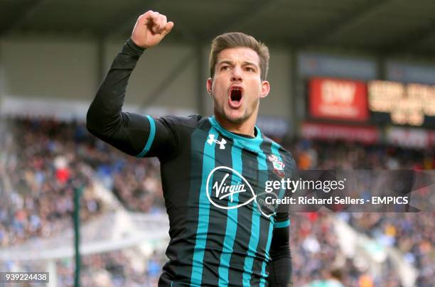 Southampton's Cedric Soares Wigan Athletic v Southampton - Emirates FA Cup - Quarter Final - DW Stadium .