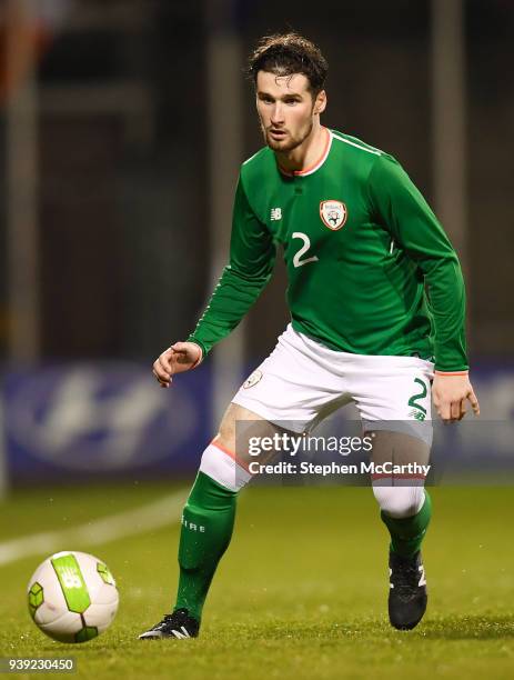 Dublin , Ireland - 27 March 2018; Corey Whelan of Republic of Ireland during the UEFA U21 Championship Qualifier match between the Republic of...