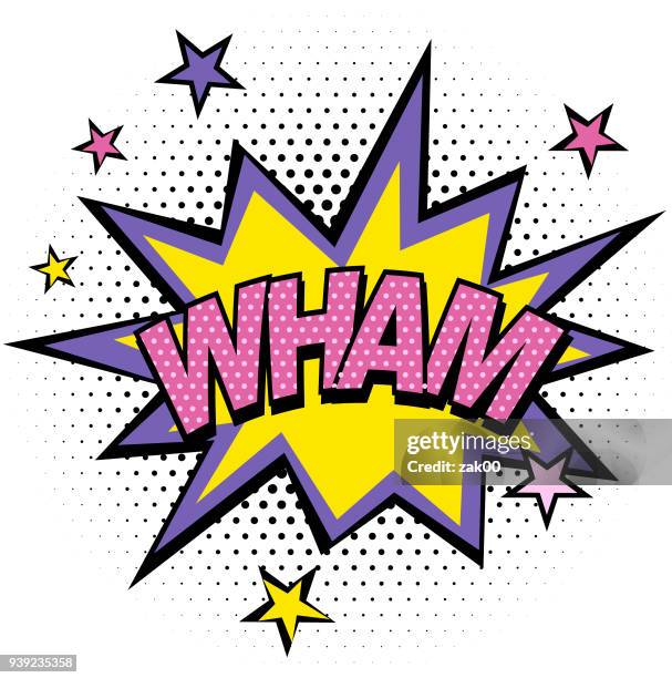 wham - rülpsen stock-grafiken, -clipart, -cartoons und -symbole