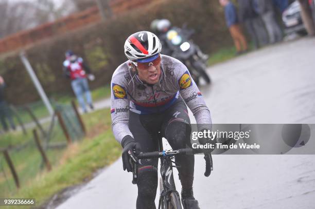 Zdenek Stybar of Czech Republic and Team Quick-Step Floors / during the 73rd Dwars door Vlaanderen 2018 a 180,1km race from Roeselare to Waregem on...