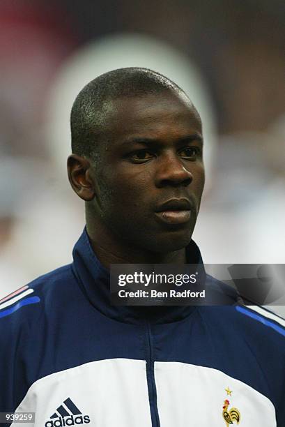 Portrait of Lilian Thuram of France before the International Friendly match between France and Russia played at the Stade de France, in St Denis,...