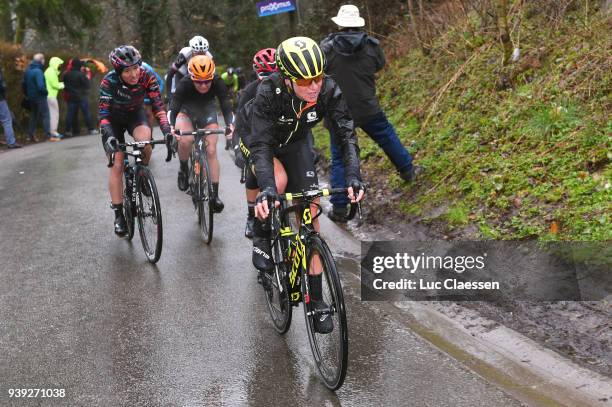 Annemiek Van Vleuten of The Netherlands and Team Mitchelton-Scott / during the 7th Dwars door Vlaanderen 2018 a 117,7km women's race from Tielt to...