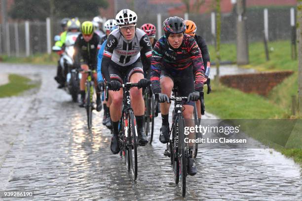 Katarzyna Niewiadoma of Poland and Team Canyon SRAM Racing / during the 7th Dwars door Vlaanderen 2018 a 117,7km women's race from Tielt to Waregem...