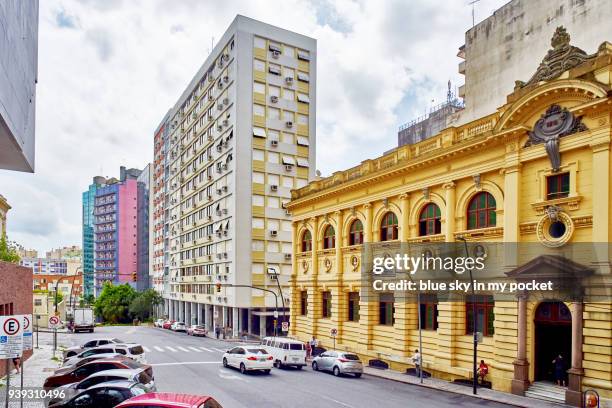 biblioteca pública (public library) de porto alegre - biblioteca pública stock pictures, royalty-free photos & images