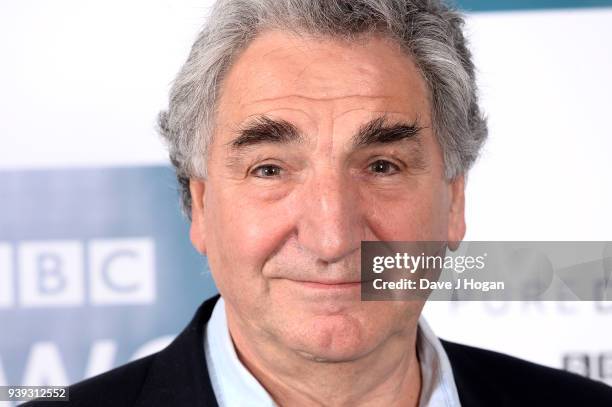 Jim Carter attends a screening of "King Lear" at Soho Hotel on March 28, 2018 in London, England.