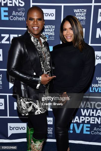 Pictured : Miss Lawrence and Sheree Whitfield --