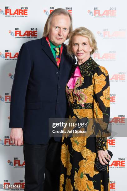 Festival programmer Brian Robinson and director Trudie Styler attend a screening of "Freak Show" during the BFI FLARE: LGBTQ+ Film Festival 2018 at...