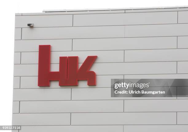 Exterior view of the headquarters of the weapons manufacturer Heckler & Koch in Oberndorf.