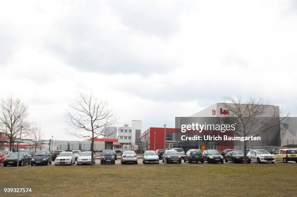 Exterior view of the headquarters of the weapons manufacturer Heckler & Koch in Oberndorf.