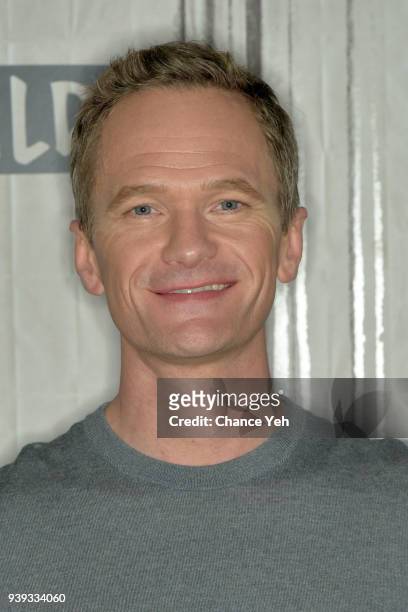 Neil Patrick Harris attends Build series to discuss "A Series Of Unfortunate Events" at Build Studio on March 28, 2018 in New York City.