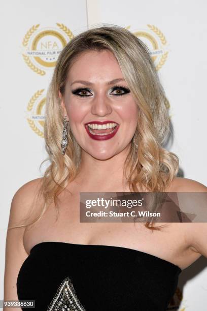 Larissa Eddie attends the National Film Awards UK at Porchester Hall on March 28, 2018 in London, England.