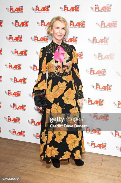 Trudie Styler attends a screening of "Freak Show" as part of BFI Flare: LGBTQ+ Film Festival 2018 at the BFI Southbank on March 28, 2018 in London,...