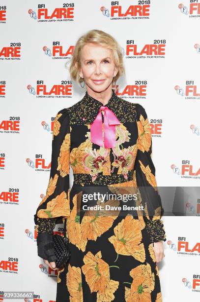 Trudie Styler attends a screening of "Freak Show" as part of BFI Flare: LGBTQ+ Film Festival 2018 at the BFI Southbank on March 28, 2018 in London,...