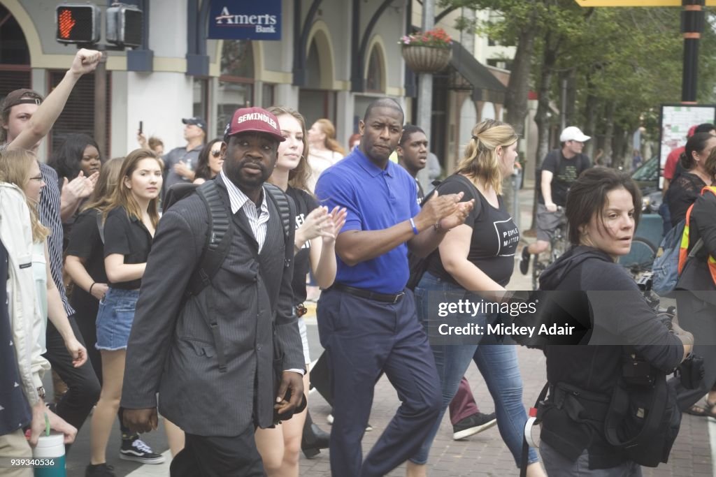 Andrew Gillum Leads Protest March