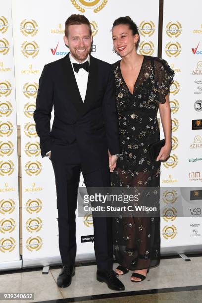 Ricky Wilson and Grace Zito attend the National Film Awards UK at Porchester Hall on March 28, 2018 in London, England.