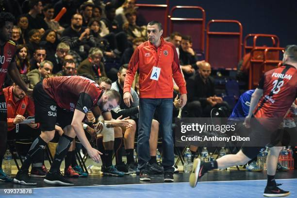 Rastko Stefanovic coach of Ivry during the Lidl Star Ligue match between Ivry and Paris Saint Germain on March 28, 2018 in Paris, France.