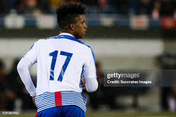 Luis Ovalle of Panama during the International Friendly match between Switzerland v Panama at the Luzern Arena on March 27, 2018 in Luzern Switzerland