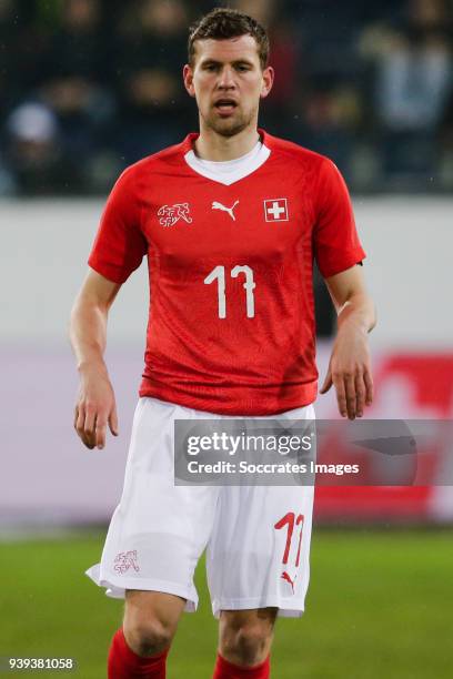 Fabian Frei of Switzerland during the International Friendly match between Switzerland v Panama at the Luzern Arena on March 27, 2018 in Luzern...