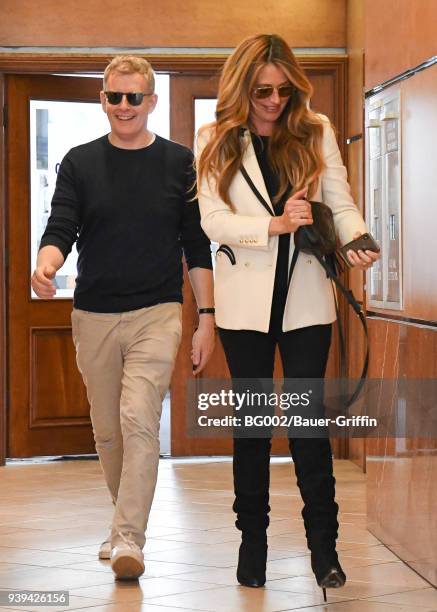 Cat Deeley and her husband, Patrick Kielty are seen on March 28, 2018 in Los Angeles, California.