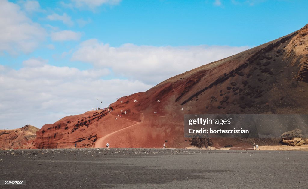 Scenic View Of Desert Against Sky