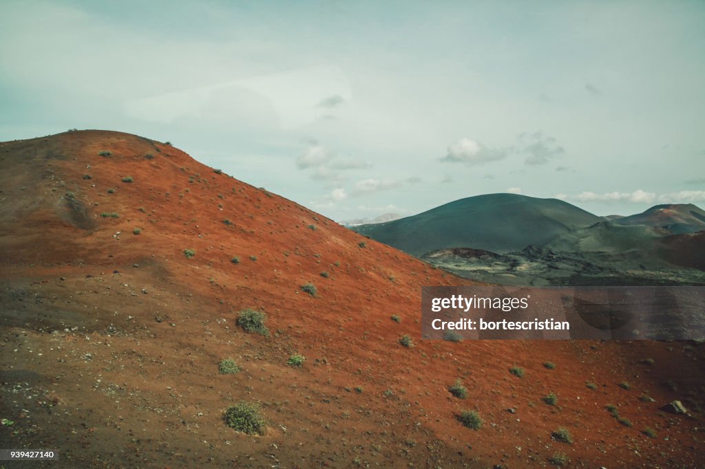 Vista panorámica de las montañas contra el cielo