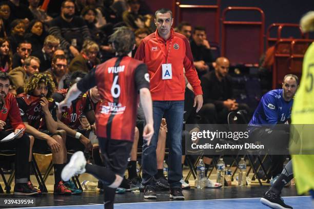 Rastko Stefanovic coach of Ivry during the Lidl Star Ligue match between Ivry and Paris Saint Germain on March 28, 2018 in Paris, France.